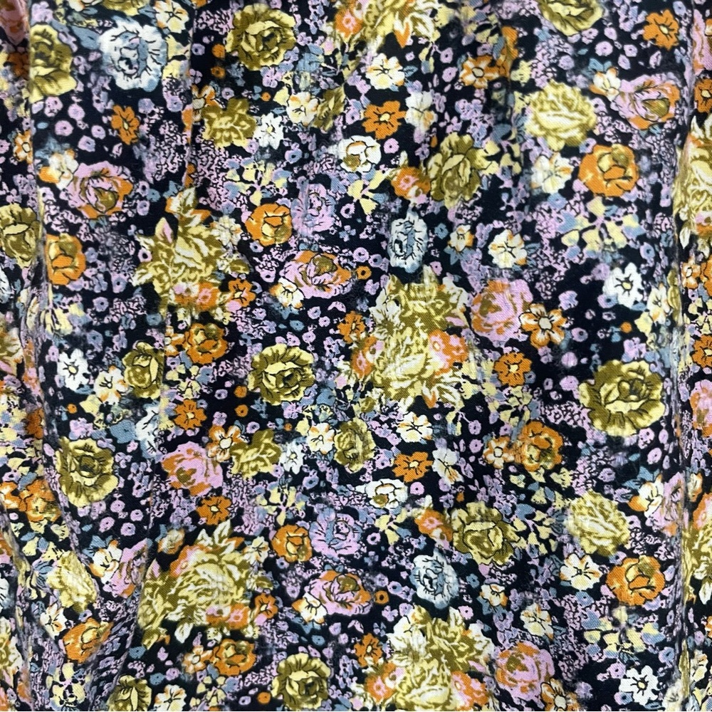 Universal Thread Women's Balloon 3/4 Sleeve Floral Blouse Size Small Cottagecore - Picture 5 of 9
